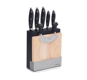 Set 5 Cuchillos con Tabla de Cortar Twist