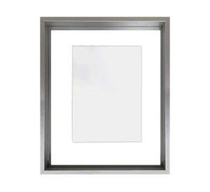 Marco foto flotante plateado 20x25 cm