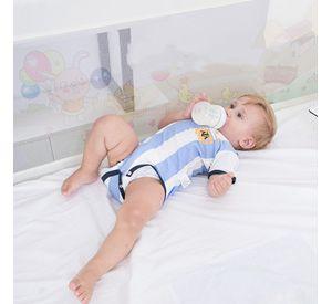 Baranda de Cama Seguridad Para Bebe Plegable 150 cm. Gris