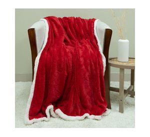 Mantas Fluffly rojo 127x152 cm 1 un.