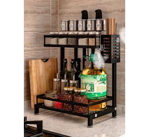 Estante Organizador Para Especias Cocina Especiero 2 Niveles