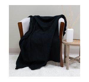 Manta Softy Lisa negro 127x152 cm