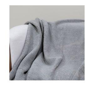 Manta Softy Lisa gris 127x152 cm