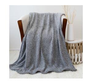 Manta Chiporro Two Tones gris 127x152 cm