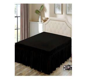 FALDON DE CAMA SIN FUNDA KING NEGRO