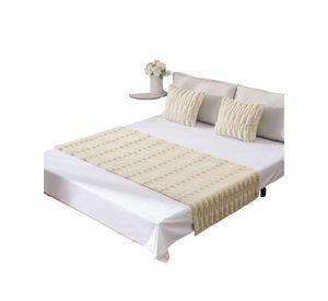 PIECERA CON 2 FUNDAS DISEÑO BAMBU BEIGE