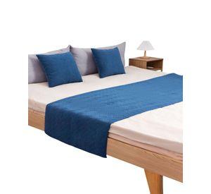 PIECERA CON 2 FUNDAS ELEGANTE AZUL