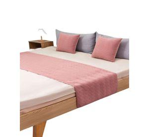 PIECERA CON 2 FUNDAS ELEGANTE ROSA