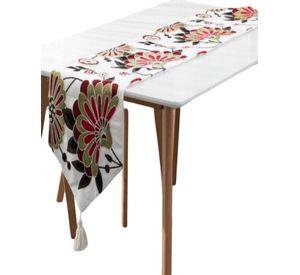 CAMINO DE MESA BORDADO ELEGANTE 33 X 180cm DC3