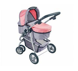 Coche muñecas 3 en 1 62x51x40 cm