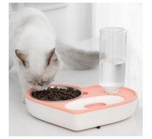 Plato Tazon Comida Para Mascotas Dispensador Agua Automatico