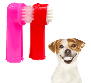 Set 2 Cepillos De Dientes Dedo Para Perros Y Gatos