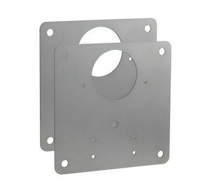 Placa repara bisagra acero 2 un.