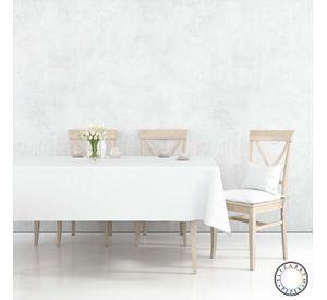 Mantel para Mesa de Tela 140x180 cm Blanco