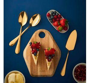 Set 2 Cucharas Para Servir Select Doradas