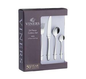 Set Cubiertos Eden 24 Piezas Acero Inoxidable