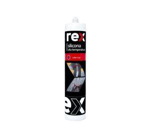 Silicona Alta Temperatura Rojo 300ML REX