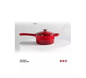 Olla Thomas De Hierro Fundido Antiadherente Con Tapa 19cm