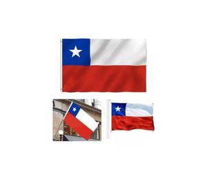 Bandera Chilena Publicitarias De Chile Poliester 90 X 150cm