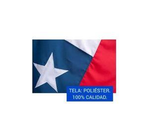 Bandera Chilena 100 x 150 Cm Tela Bordada Reforzada Chile