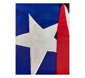 Bandera chilena 200 x 300 cm bordada de alta calidad nacional