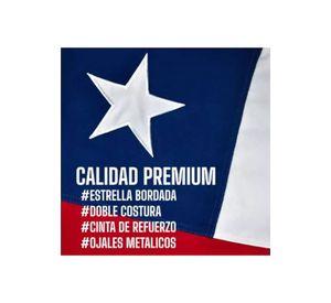 Bandera chilena tela reforzada premium 140 x 210 cm