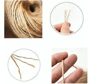 Cuerda Cañamo Yute 300 Mts 3 Mm Soga Decoración Artesanías