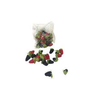 FRUTA ARTIFICIAL FRAMBUESA COREL PACK 20UND MIXTAS