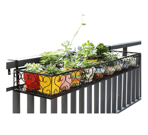 Jardinera Exterior De Barandilla Para Balcón 50x20x12 CM
