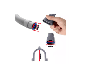 Manguera Para Lavadora De Desague Descarga 3 Mts Universal