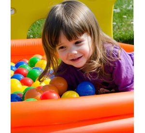 set 100 pelotas plasticas de colores de 5.5 cms