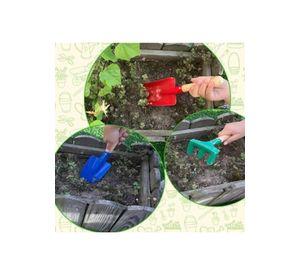 Set de jardinería infantil: herramientas didácticas multicolor
