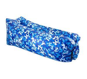 Sillon Inflable Premium Camuflado Azul