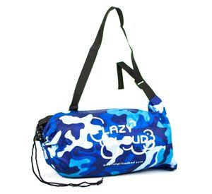 Sillon Inflable Premium Camuflado Azul