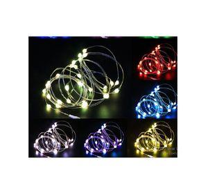 Luz Hada tipo Corcho 1mt Alambre Guirnaldas Led con Pilas