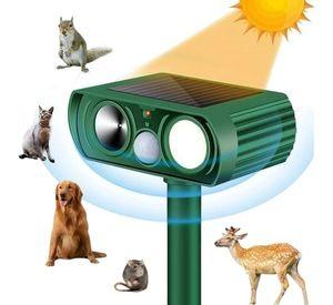 Repelente Gatos, Perros, Plagas De Jardín Ultrasónico, Solar