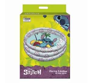 Piscina 3 anillos 90cm Stitch – Disney