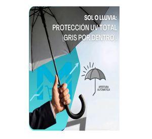 Paraguas Ejecutivo Automatico 100cm Proteccion Uv Reforzado Rojo