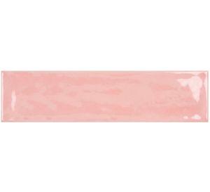 Cerámica Flow Velvet Pink rosado 7.7x30.5 cm 1.17 m2