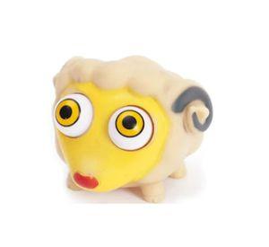 Juguete Para Morder Oveja Ojos Saltones 6x8cm Para Mascotas
