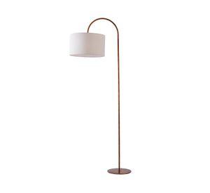 Lámpara pie 40 W E27 1 luz LED K0721-1F café