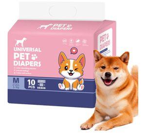 Pack 10 Pa ales Absorventes L Para Perros Hembra Mascotas
