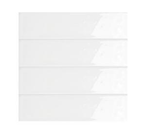 Cerámica Ice White blanco 7.7x30.5 cm 1.17 m2