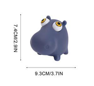 Juguete Para Morder Rinoceronte Ojos Saltones 6x8cm Para Mascotas