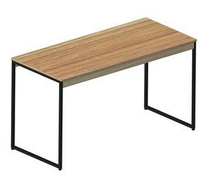 Mesa auxiliar multiuso Metalic café negro 74.5x60x136 cm