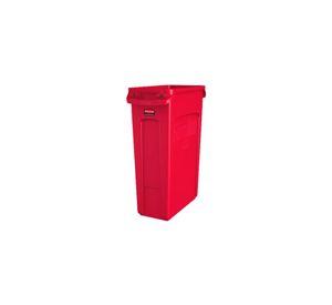 Basurero Slim Jim Ventilado Rojo