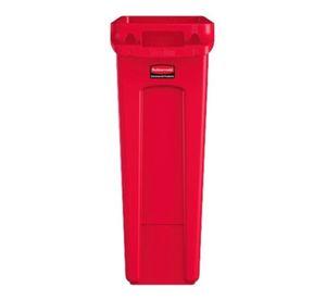 Basurero Slim Jim Ventilado Rojo