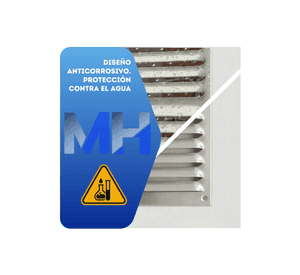 Celosia De Ventilacion Aluminio 25x20 Cm Rejilla Ventilacion Plateado