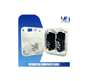 Interruptor Casquete Sobrepuesto Doble 16a 250v Fenix