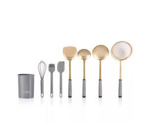 SET DE UTENSILIOS DE COCINA 8PCS ACERO INOXIDABLE